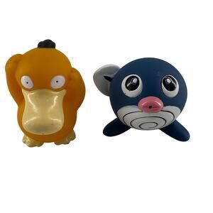 Vintage 1999 Burger King Pokémon Toys – Psyduck & Poliwag Figures